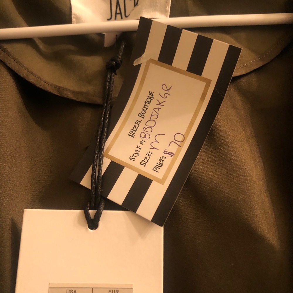 Army green over size jacket